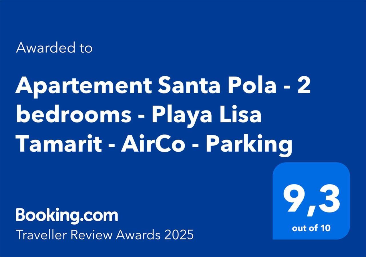 Apartement Santa Pola - 2 Bedrooms - Playa Lisa Tamarit - Airco - Parking Luaran gambar